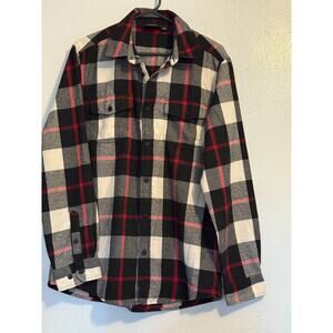 Burnside Flannel Men's button down shirt, size medium